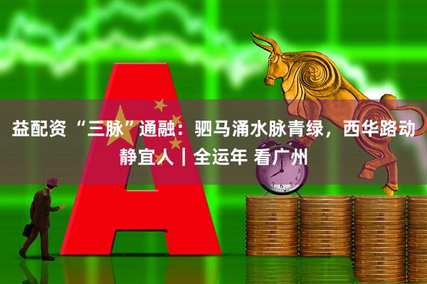 益配资 “三脉”通融：驷马涌水脉青绿，西华路动静宜人｜全运年 看广州