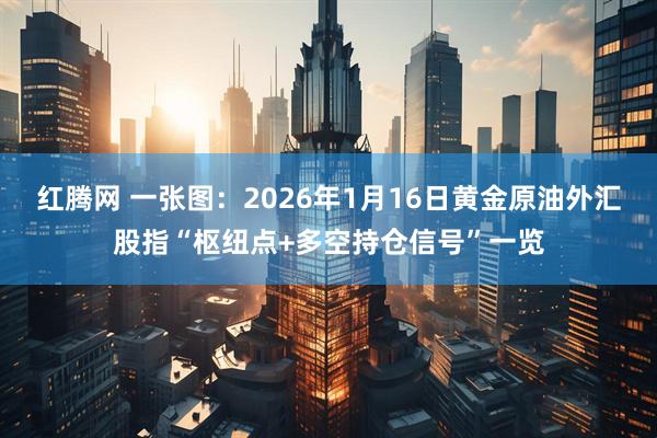 红腾网 一张图：2026年1月16日黄金原油外汇股指“枢纽点+多空持仓信号”一览